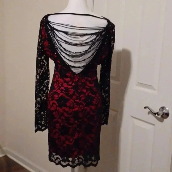 🌺Red and black Frederick's of Hollywood dress🎉 - Picture 13 of 16